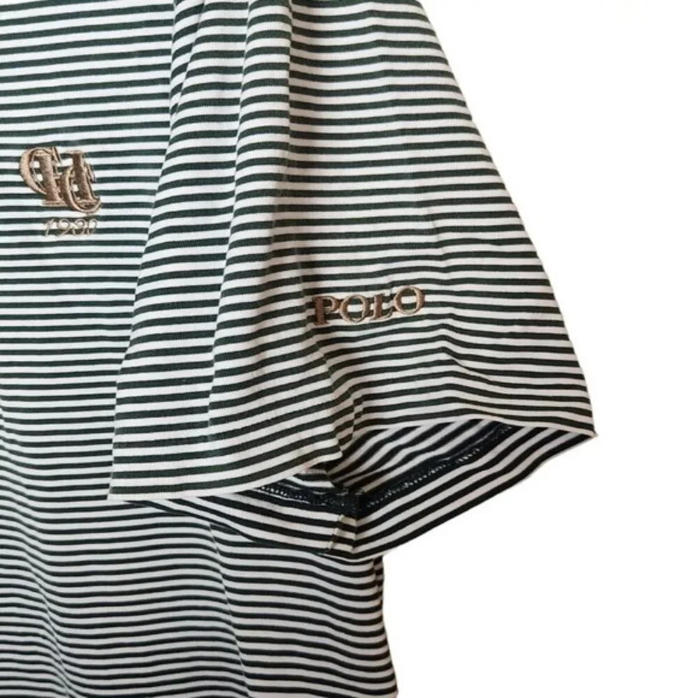 Polo Golf Ralph Lauren Mens Medium Golf Shirt Country Club 1930 Short Sleeved‎